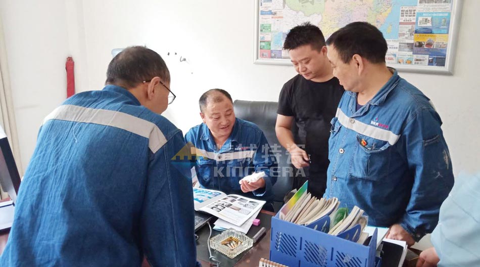 Z6尊龙特瓷赴四川某水泥厂现场勘测以及技术互换