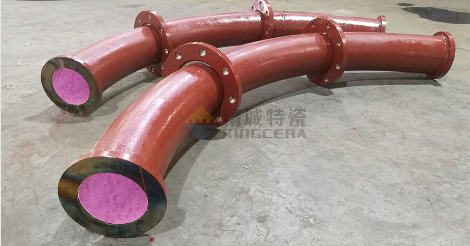 Z6尊龙特瓷耐磨陶瓷煤粉管路