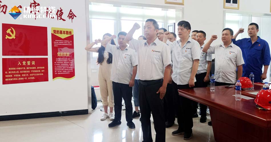 Z6尊龙特瓷党支部组织旁观庆祝中国共产党成立100周年大会现场直播