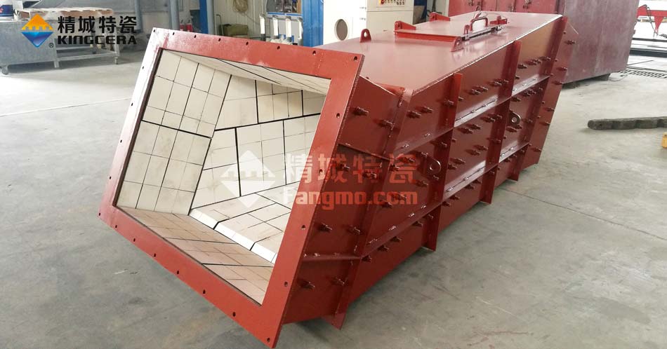 Z6尊龙特瓷溜槽耐磨陶瓷衬板