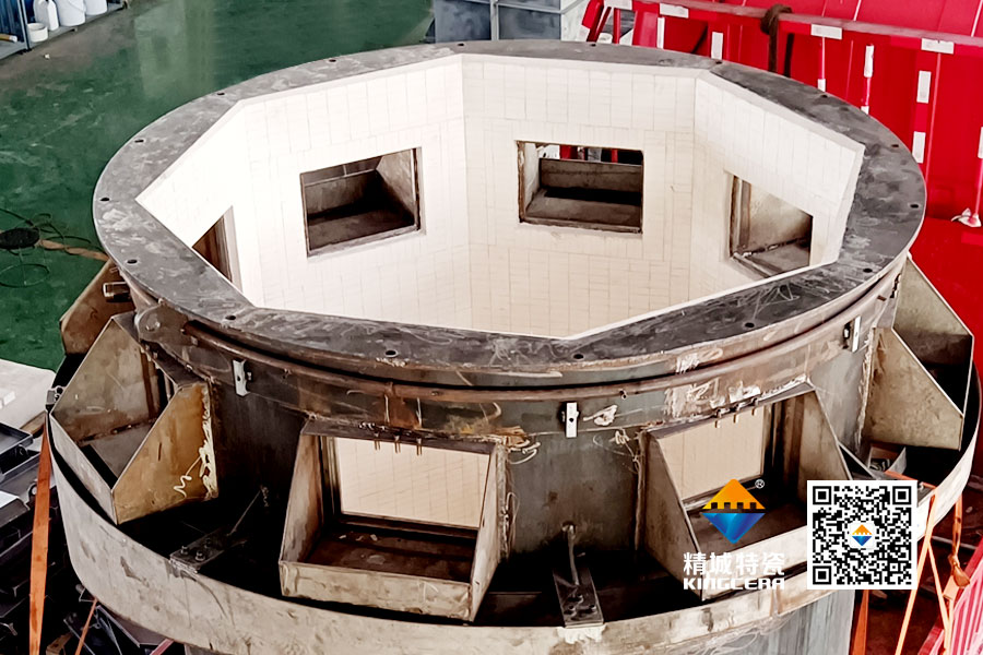 细胞磨筒体内衬K95氧化铝陶瓷防磨规划