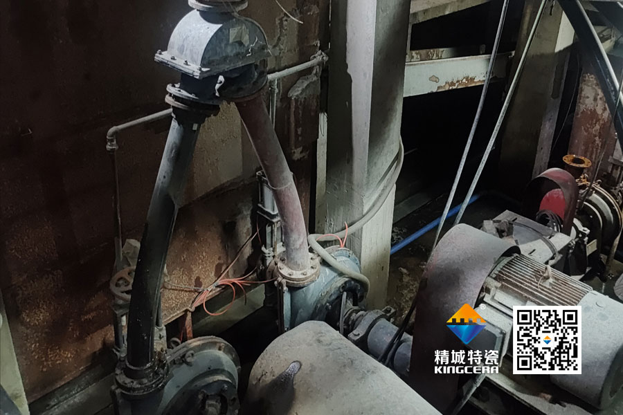 Z6尊龙特瓷ZTA耐磨陶瓷弯头在湖南某矿山渣浆系统防磨升级实际  