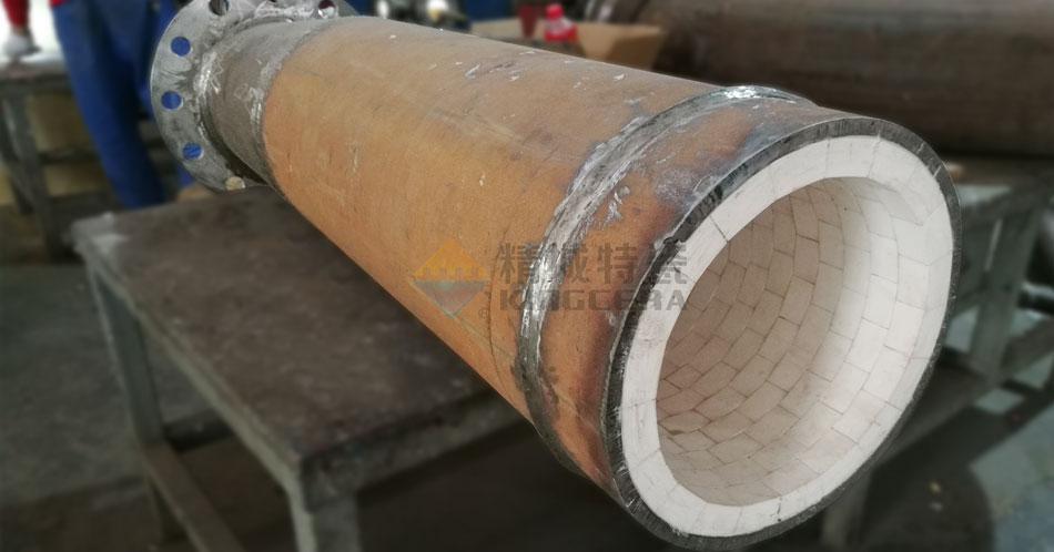 拱接型内衬耐磨陶瓷管路