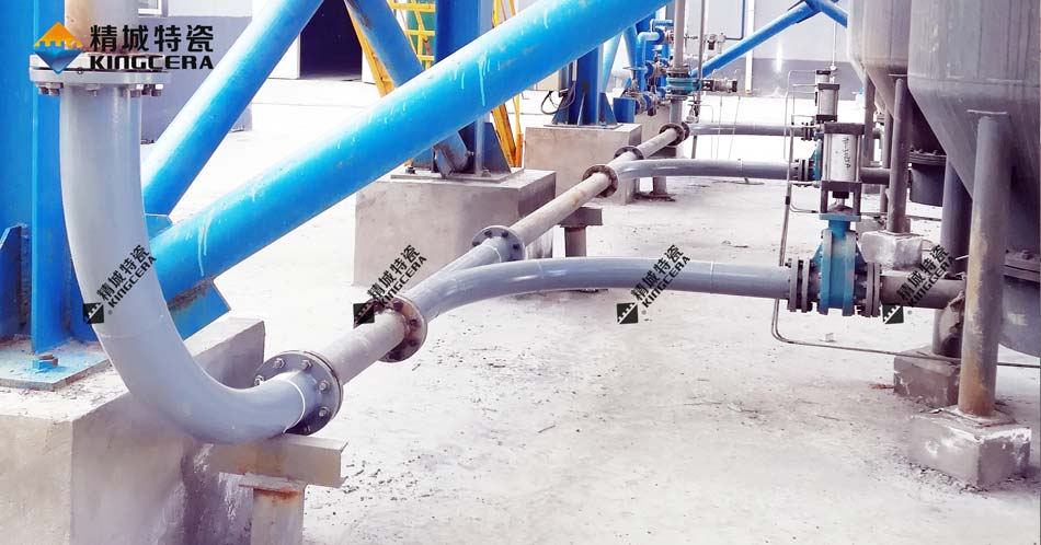 煤粉输送管路耐磨弯头|送粉管路