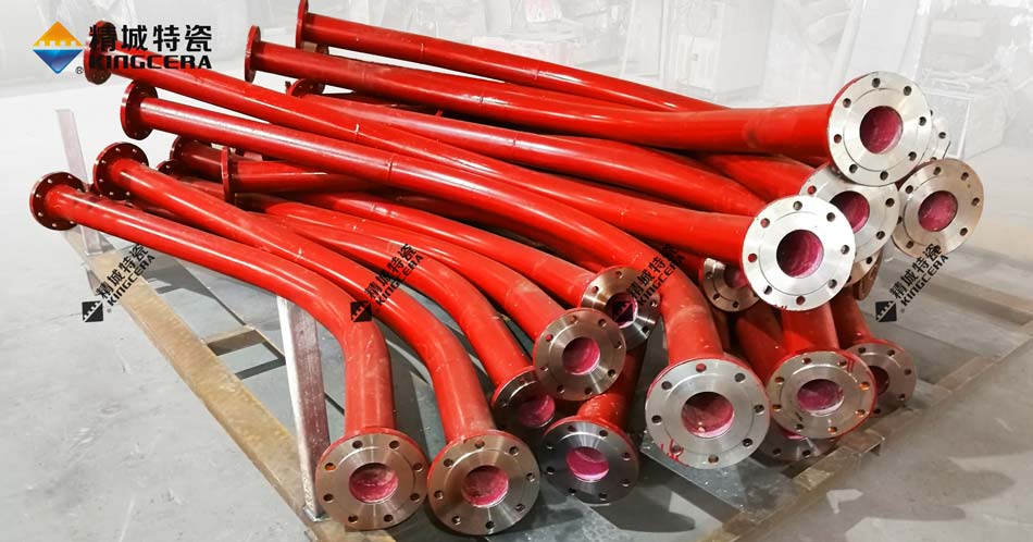 煤粉输送管路耐磨弯头|送粉管路